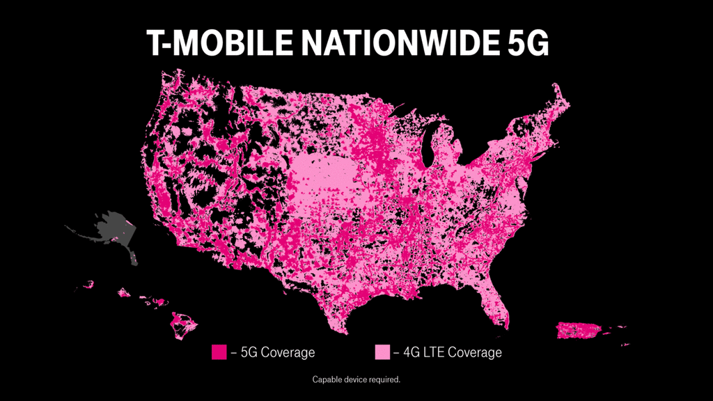 USA & Hawaii Prepaid Travel eSIM Card Unlimited Data - T Mobile