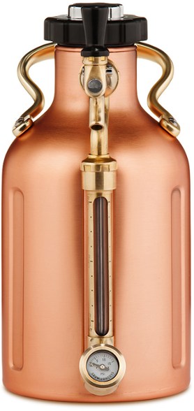 GrowlerWerks uKeg Pressurized Growler - Copper-Plated - 64 fl. oz.